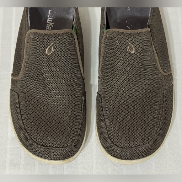 Olukai Nohea Mesh Slip On Shoes Loafers Sneakers Brown Men’s Size 8 - Picture 5 of 15